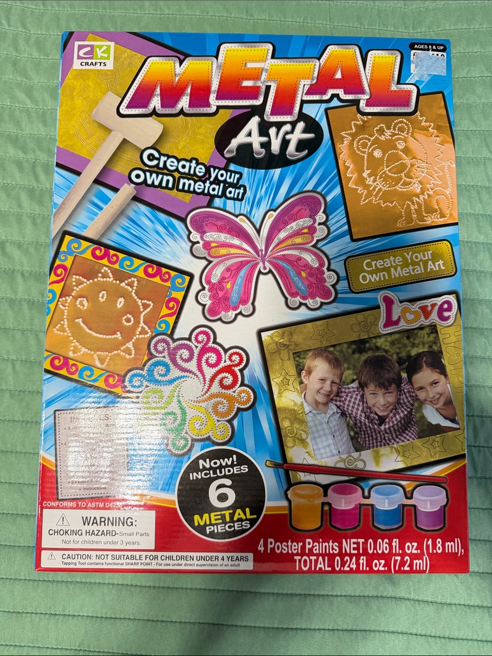 Craft Metal Art Kit - Colorful Metal Art Craft Set